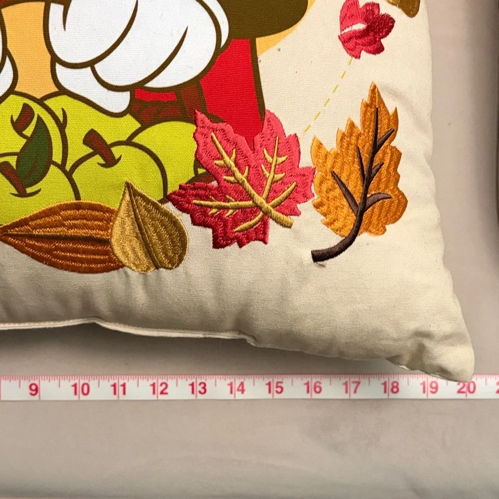 Disney Mickey and Minnie Autumn Pillow